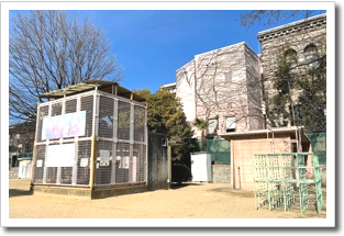 打出公園と旧芦屋図書館 打出公園と旧芦屋図書館