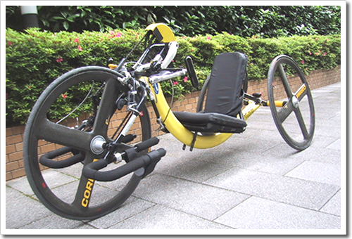 インバケア社 (米国) TOP END XLT PROの改造 ハンドサイクルレーサー インバケア社 (米国) TOP END XLT PROの改造 ハンドサイクルレーサー
